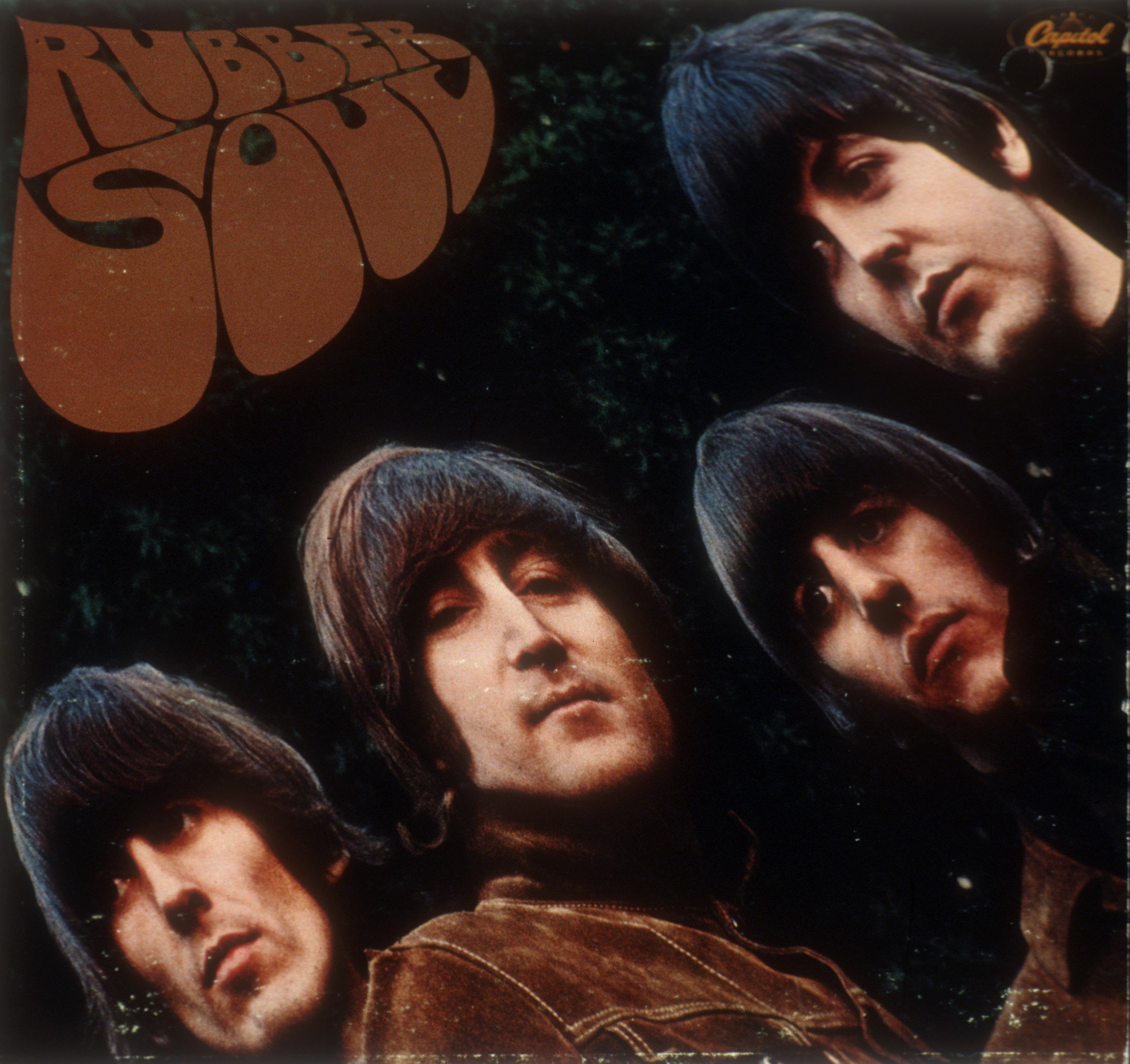 A vinyl copy of The Beatles' 'Rubber Soul'