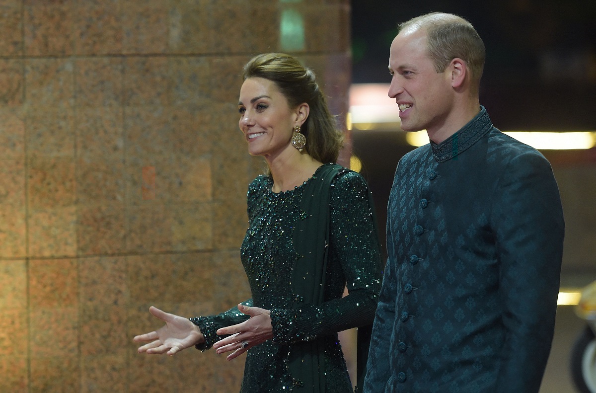 Kate Middleton and Prince William attend an evening reception in Islamabad