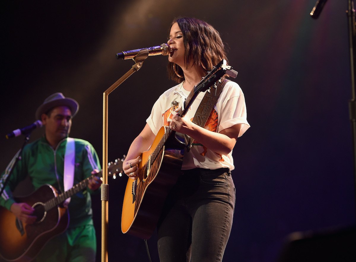 Maren Morris performs on stage