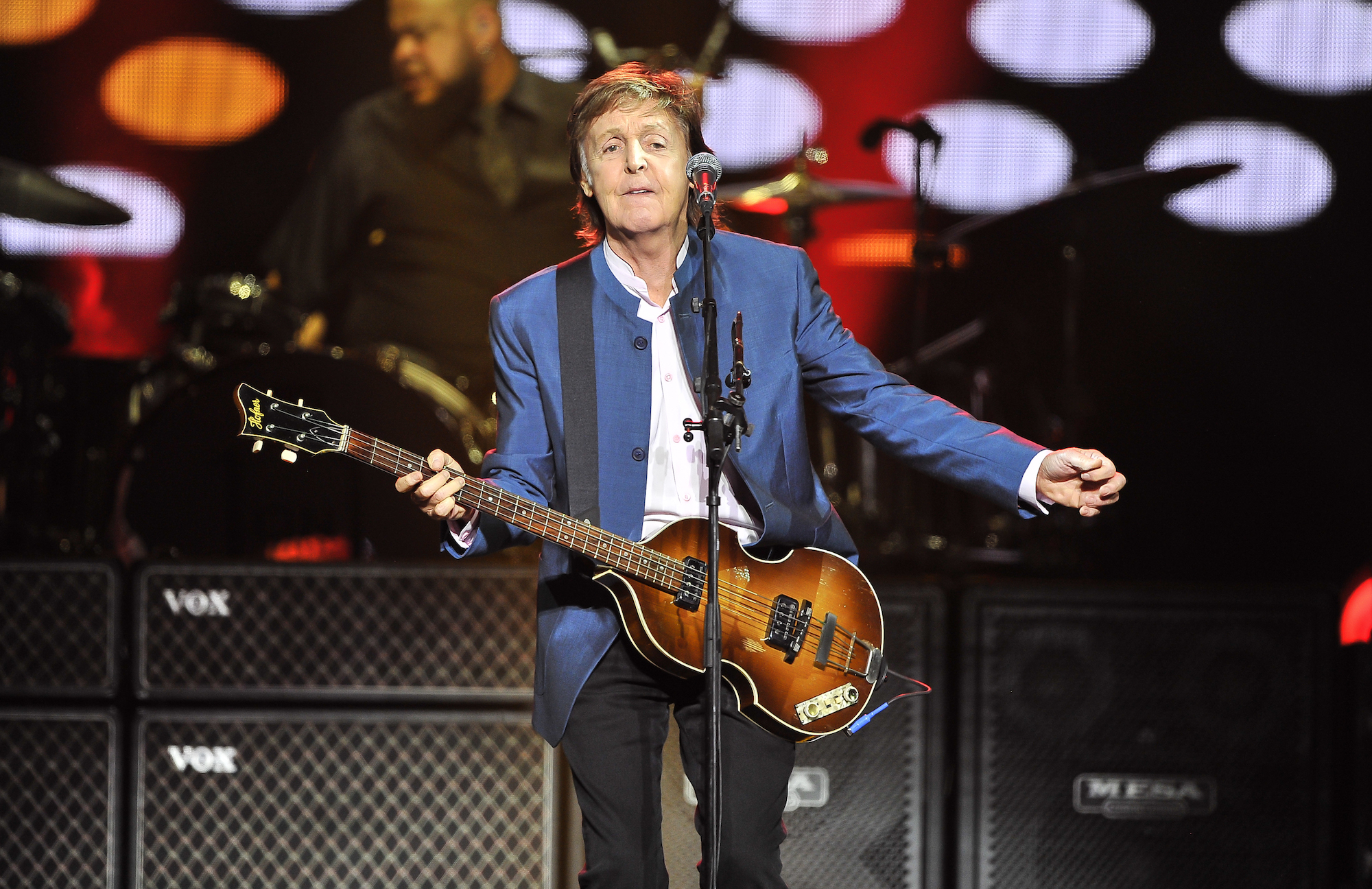 Paul McCartney performs at the Golden 1 Center in Sacramento, California