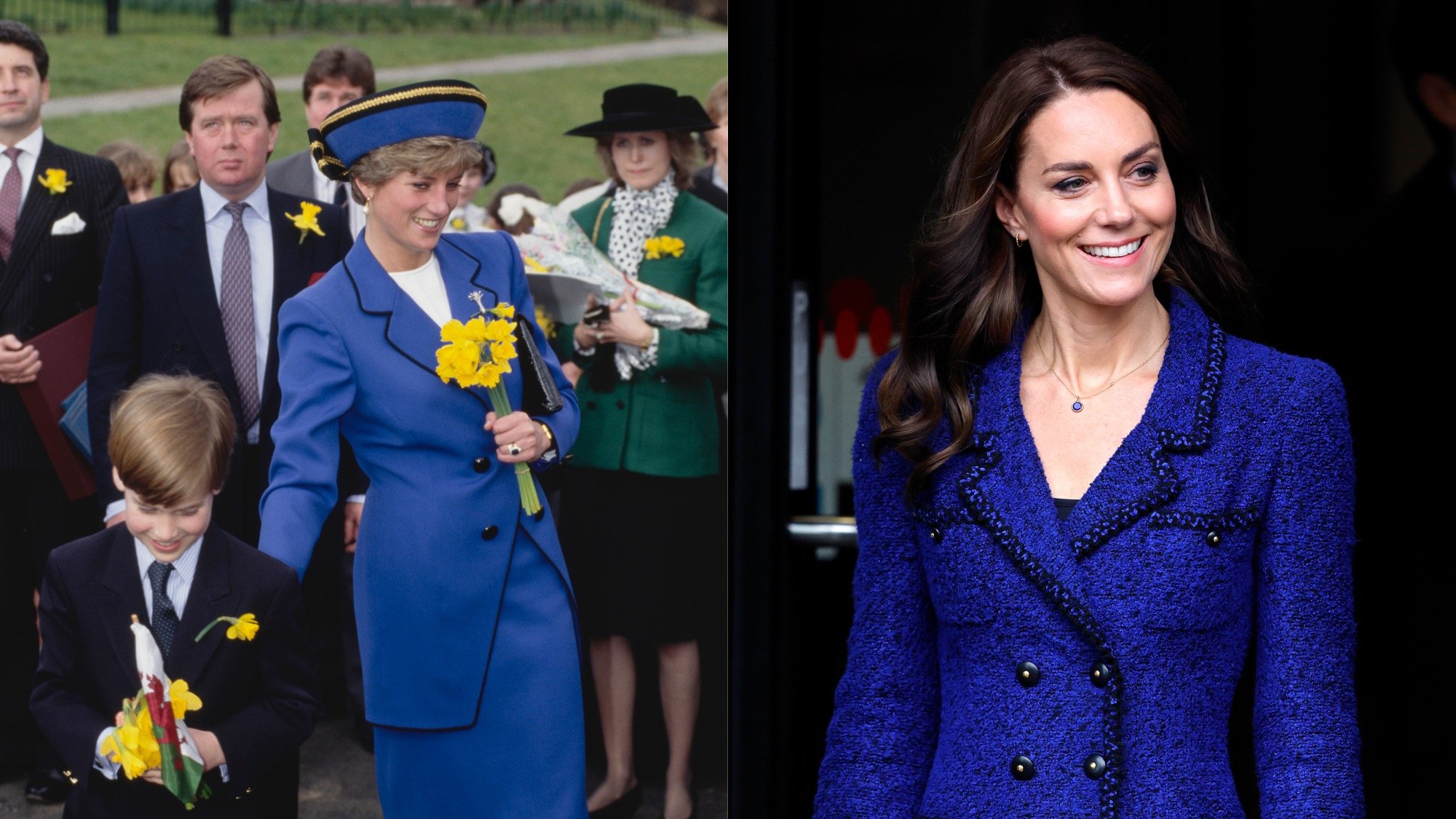 Kate Middleton Channeled Princess Diana in a Blue Vintage Chanel Blazer
