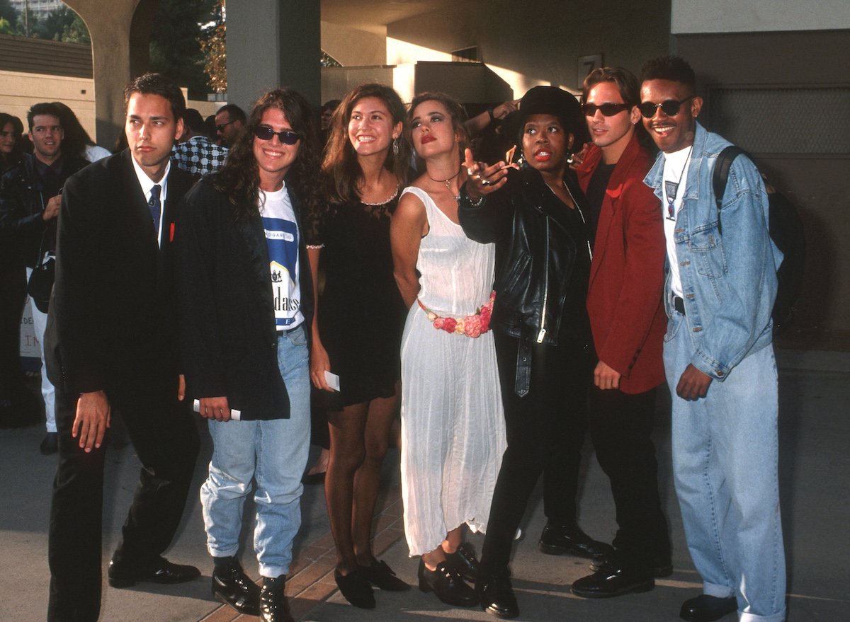 'Real World: New York' cast members attend the MTV Movie Awards in 1992