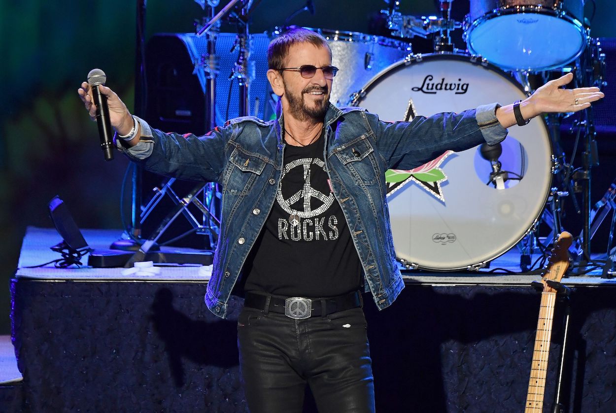 Beatles drummer Ringo Starr, who once made another rock star forget how to talk, performs in 2019.