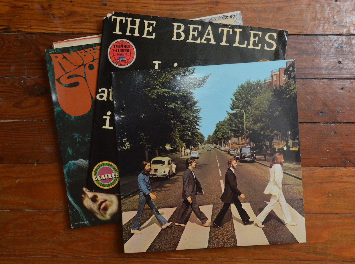 THE BEATLES Abbey Road ポルトガル版 stereo