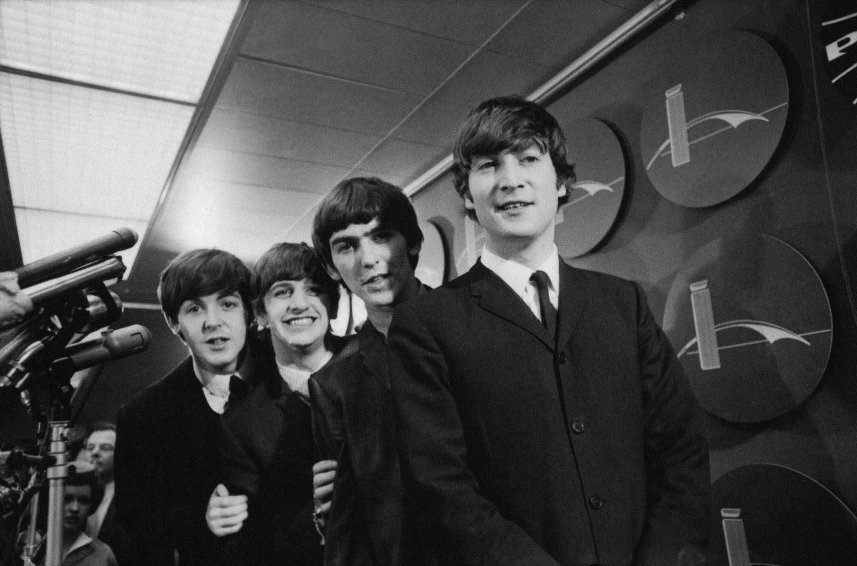 The Beatles arrive at John F. Kennedy airport