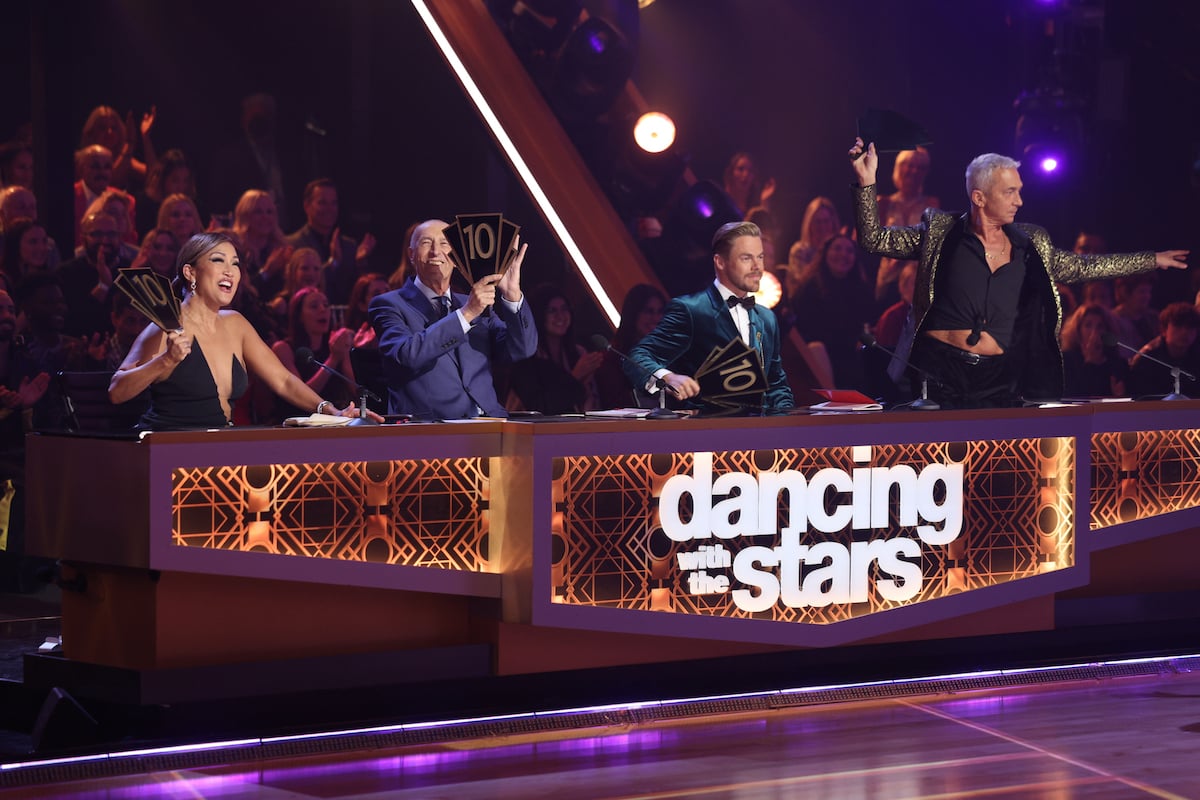 Carrie Ann Inaba, Len Goodman, Derek Hough, and Bruno Tonioli, who will help determine the 2022 winner during the 'Dancing with the Stars' Season 31 finale