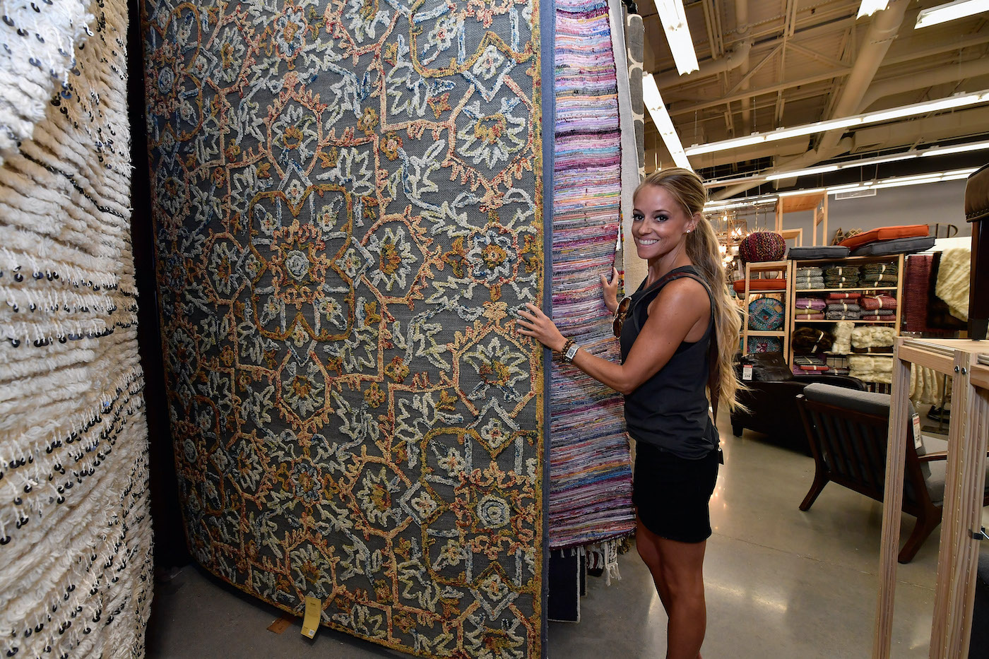 Nicole Curtis from HGTV's 'Rehab Addict' looks at area rugs