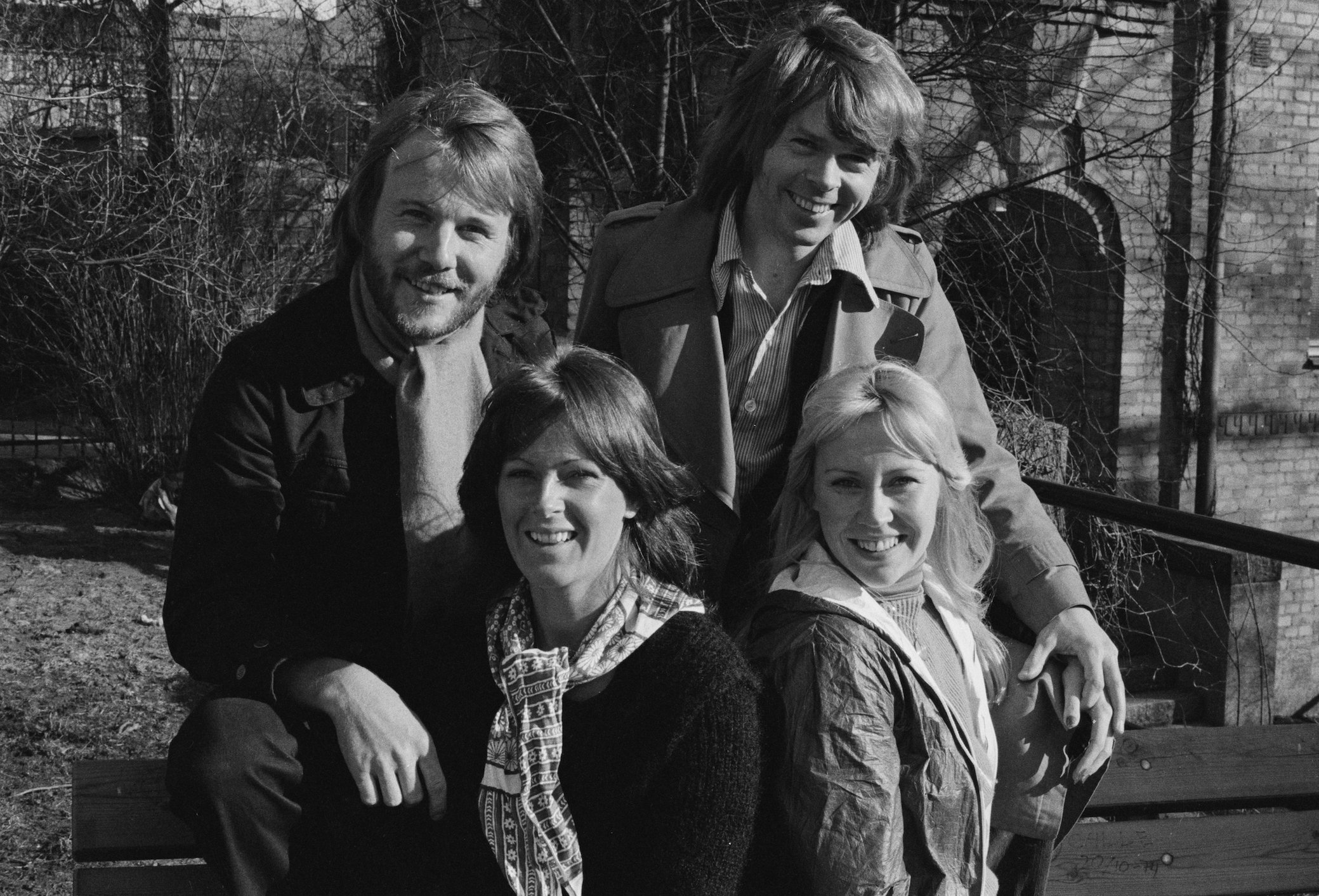 ABBA takes a photo in Stockholm
