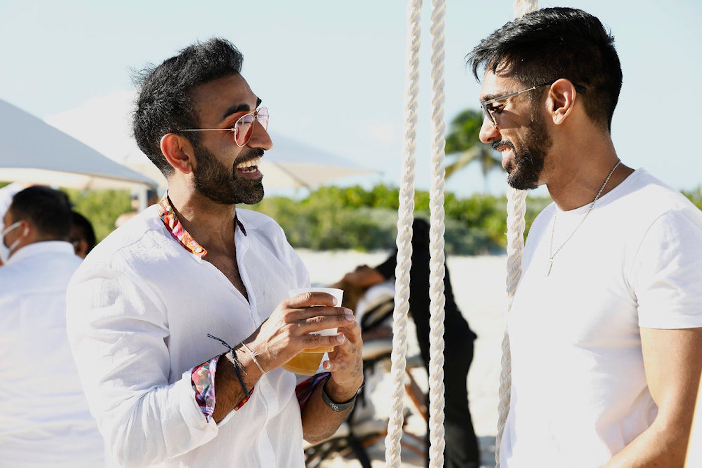 Vishal Parvani, Amrit Kapai from the 'Family Karma' cast talk on the beach