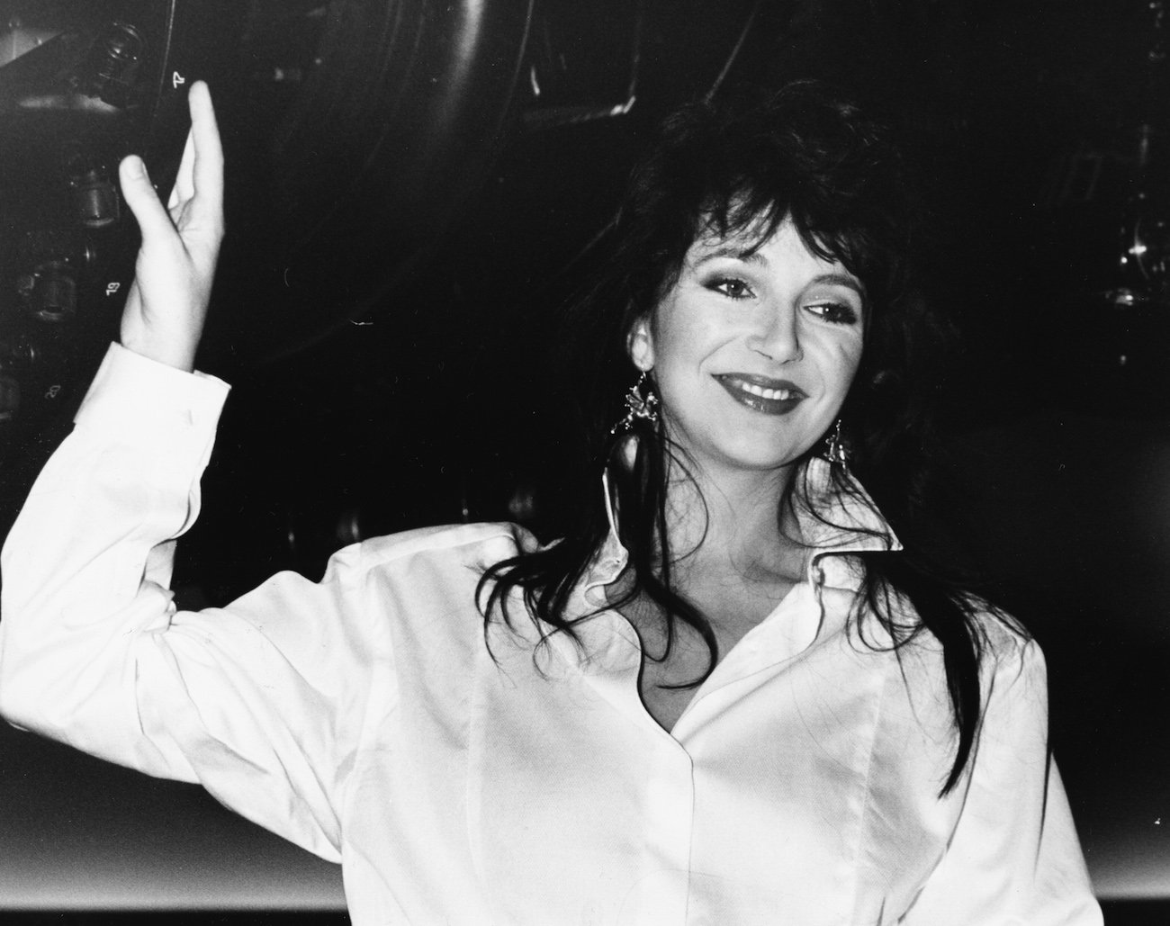 Kate Bush promoting her 1985 album, 'Hounds of Love.'