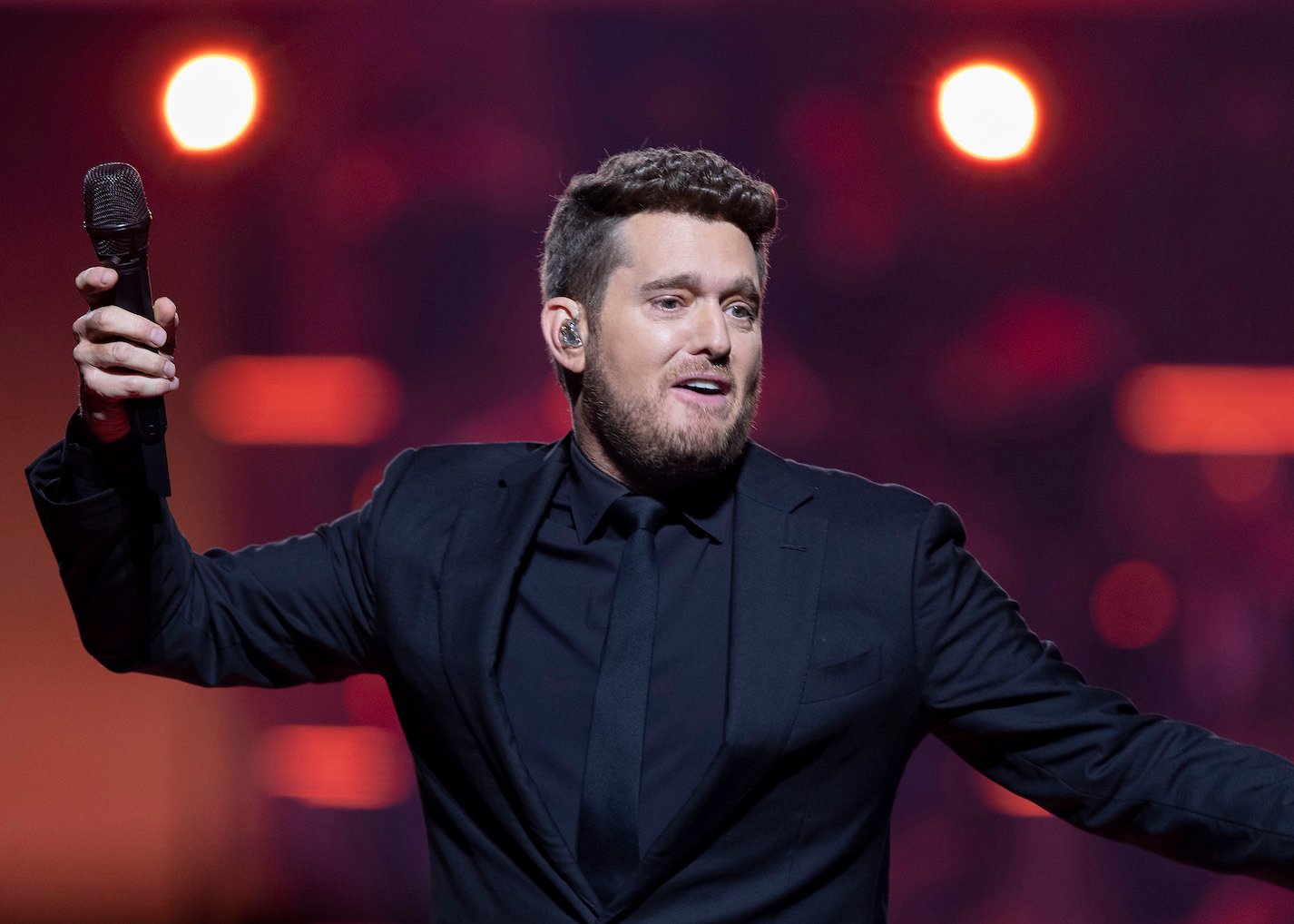 Michael Bublé performs on stage