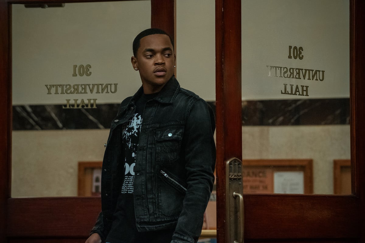 Moncler Vest Of Michael Rainey Jr. As Tariq St. Patrick In Power Book 2:  Ghost S01E04 The Prince (2020)