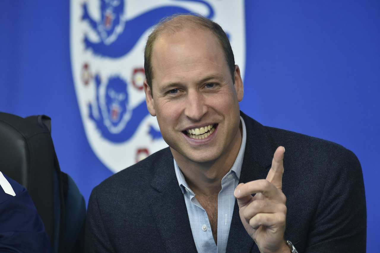 Prince William, Prince of Wales visits England's national football centre in 2022.