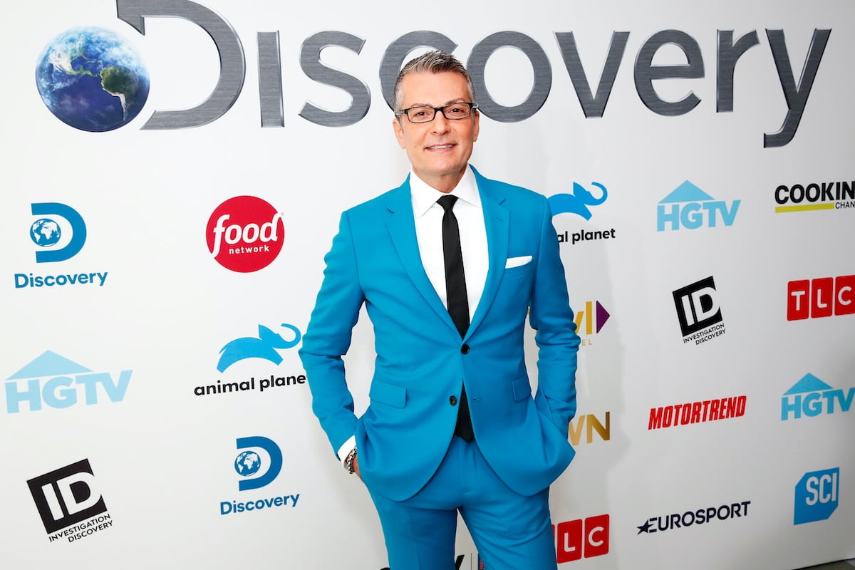 Randy Fenoli of 'Say Yes to the Dress' wearing a light blue suit