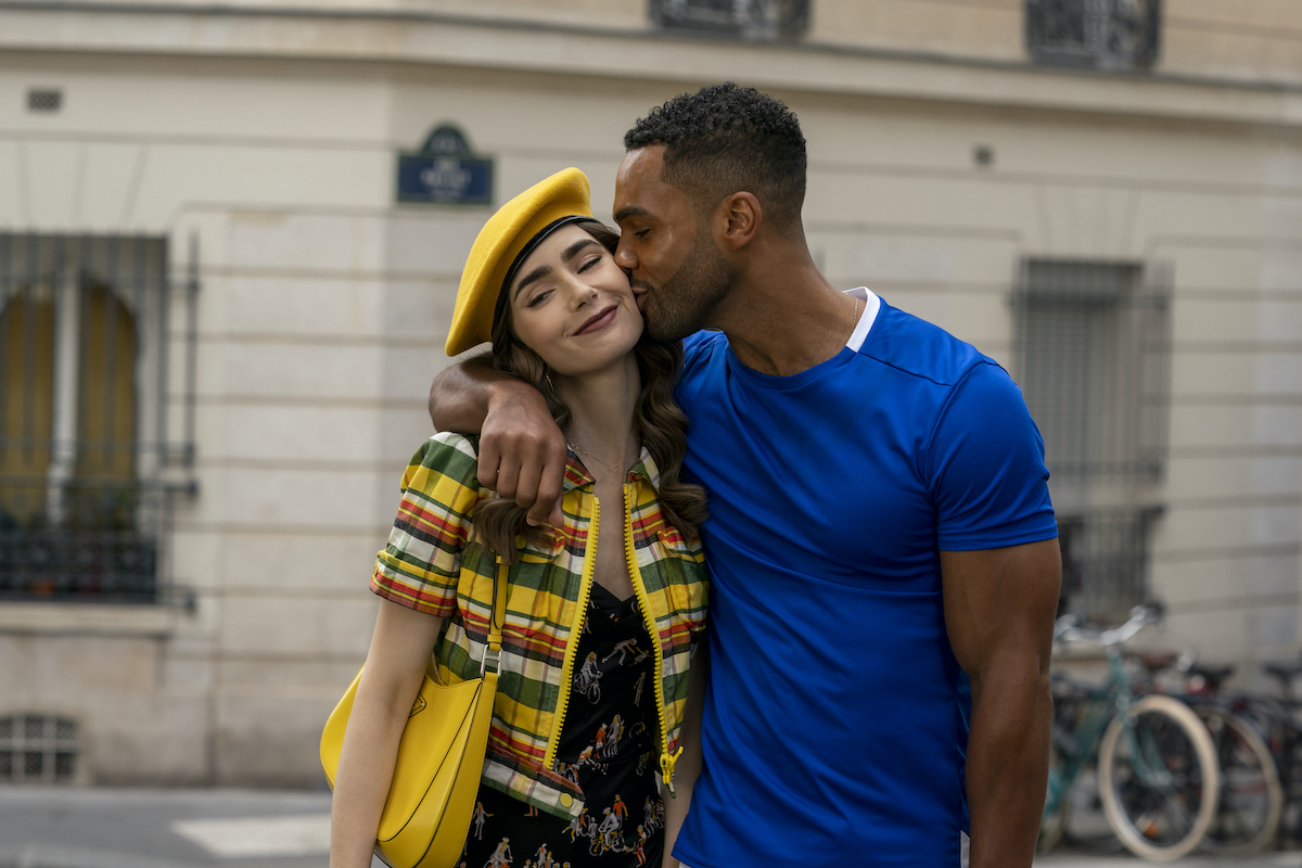 Emily (Lily Collins) and Alfie (Lucien Laviscount) in season 2 of 'Emily in Paris'