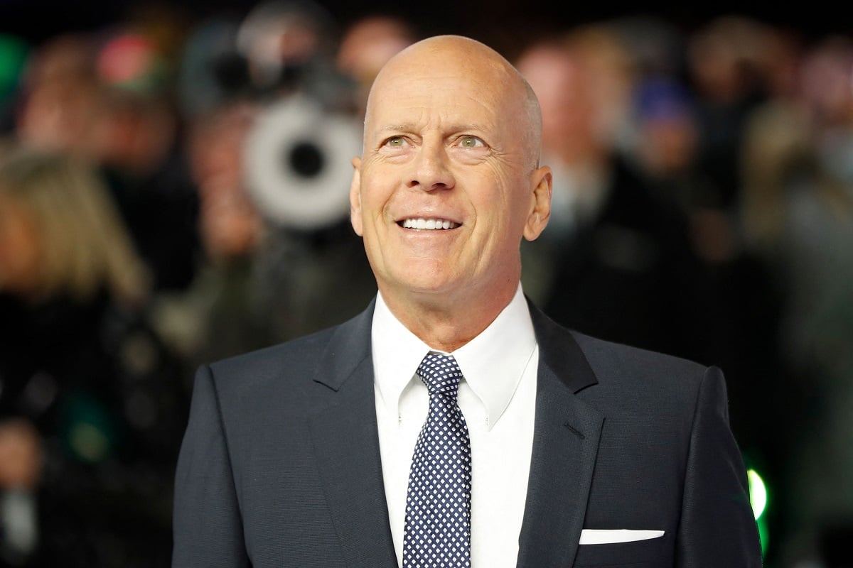 Bruce Willis at the premiere for 'Glass'.