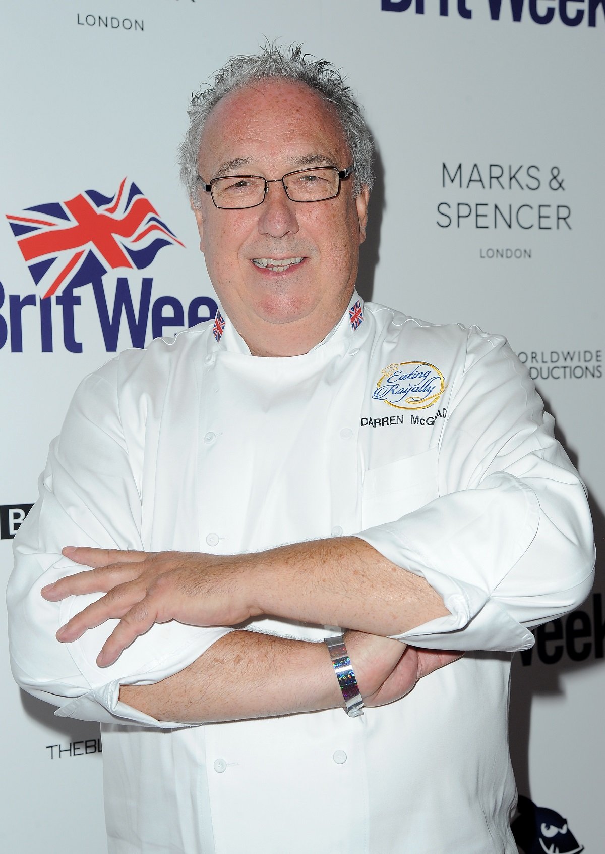 Photo of former royal chef Darren McGrady with his arms folded