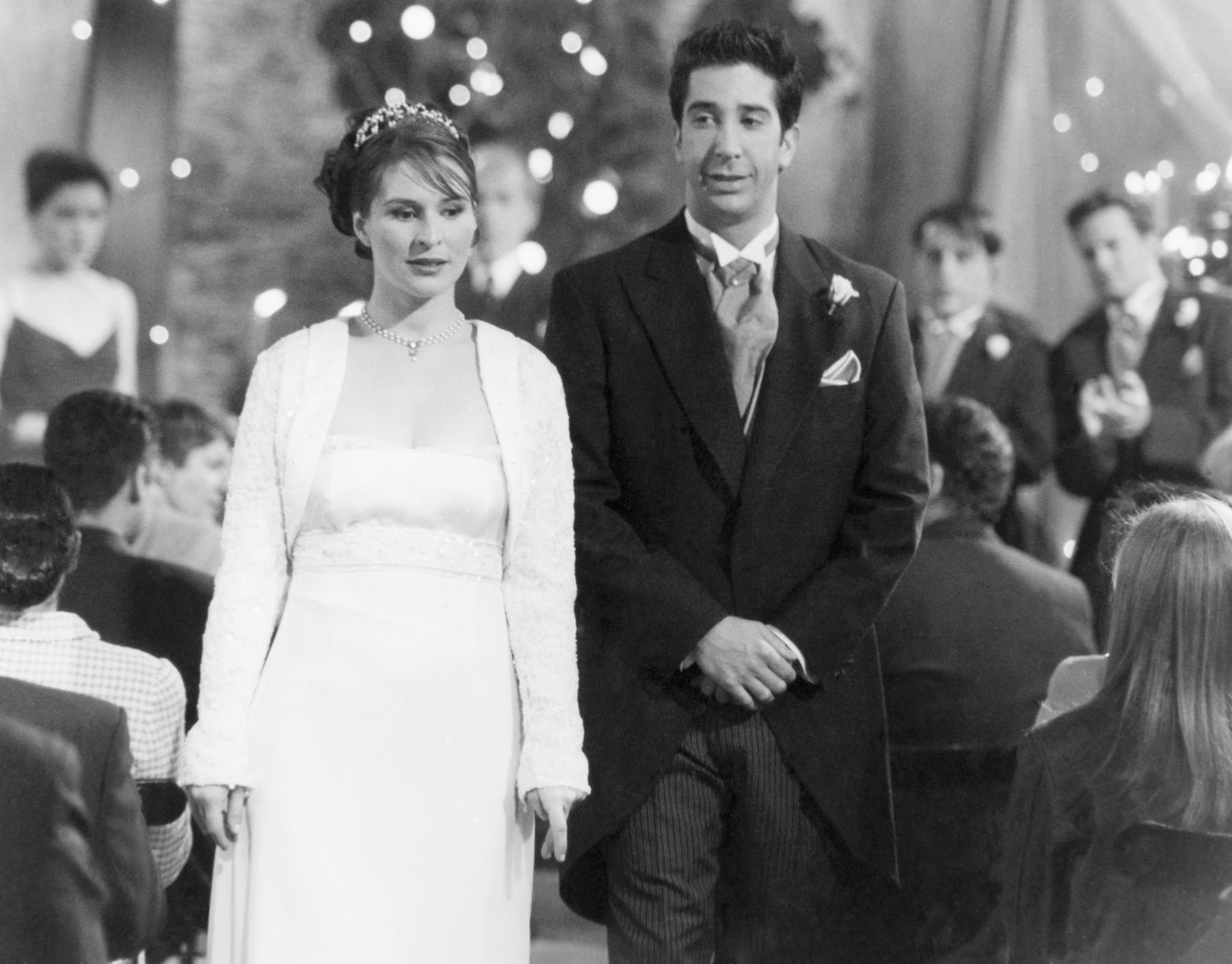 The wedding of Ross and Emily on 'Friends' during the episode 'The One After Ross Says Rachel'