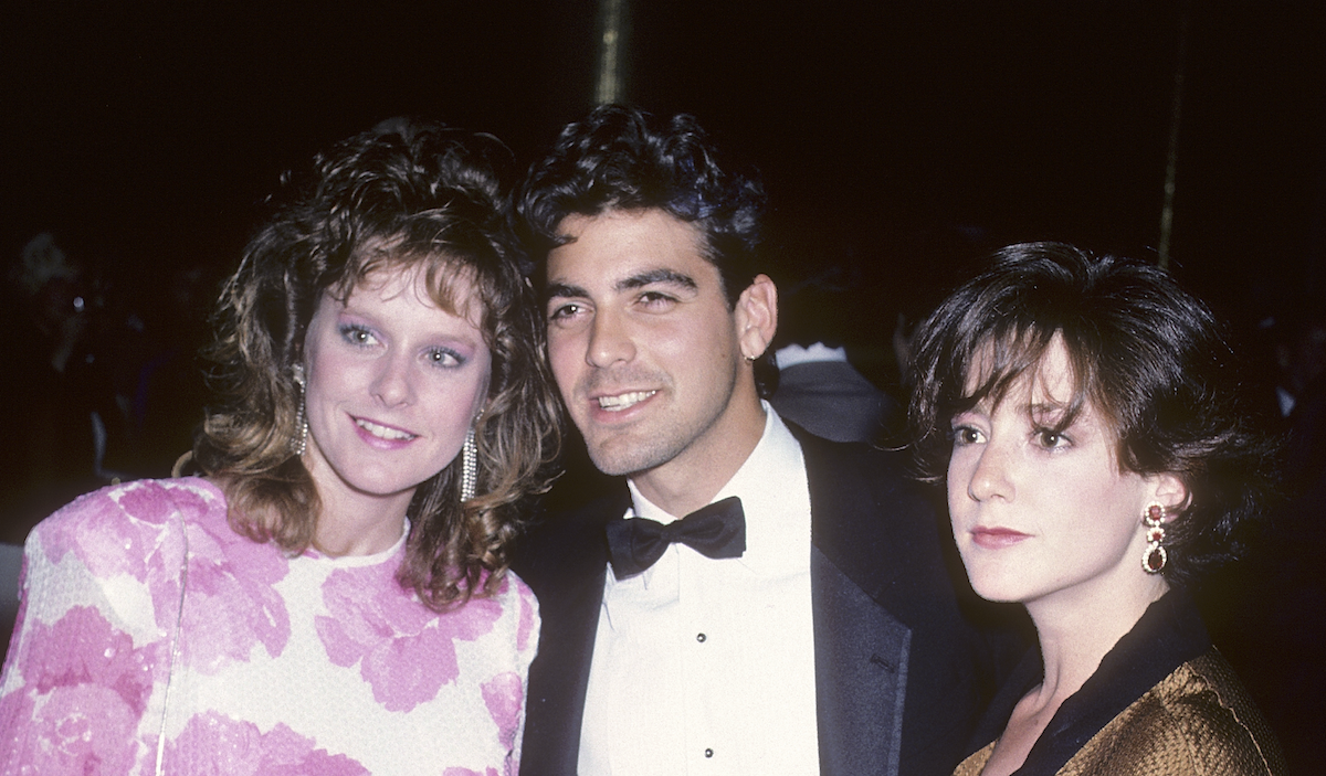 'The Waltons' actor Mary McDonough with George Clooney and Talia Balsam in 1986