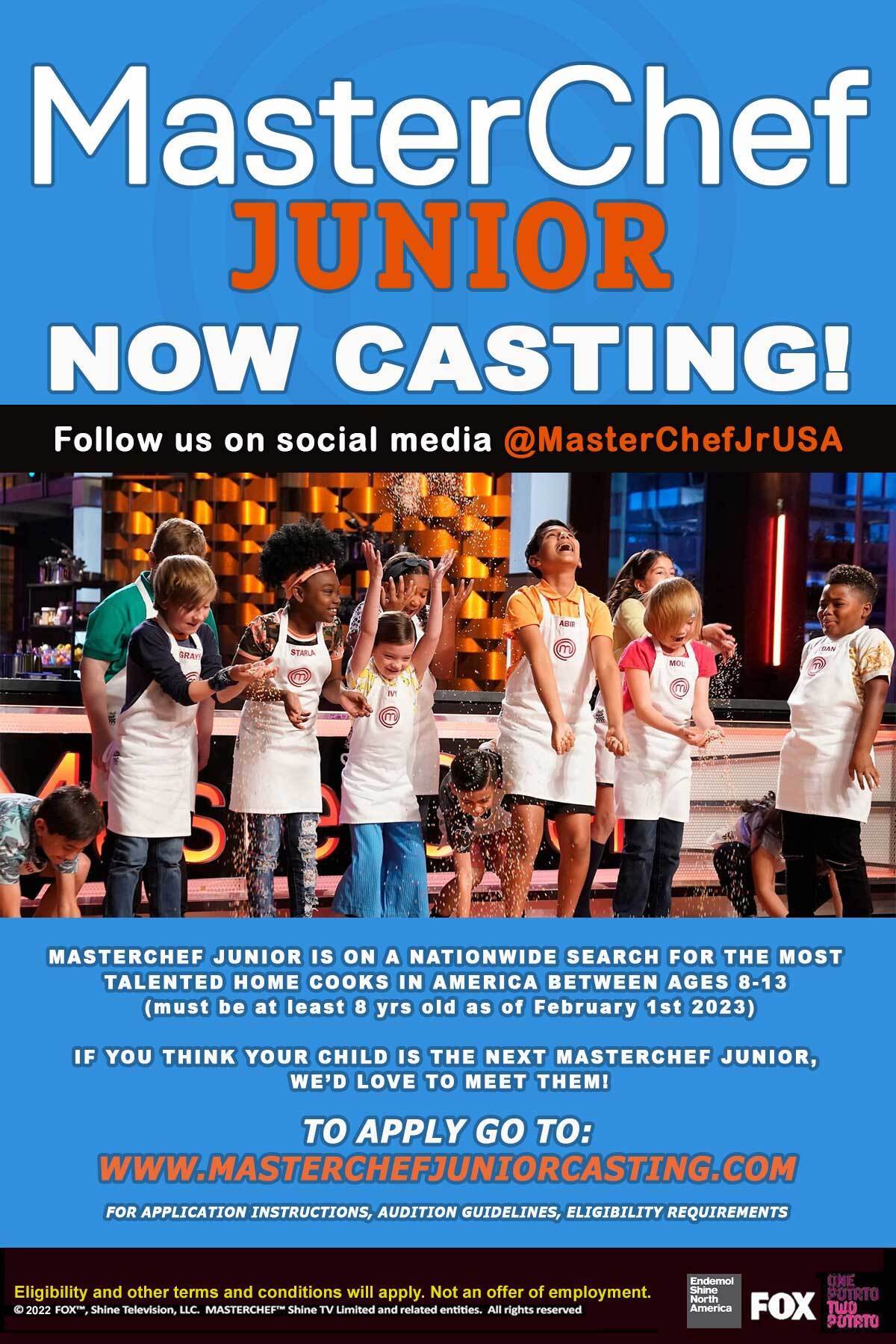 'MasterChef Junior' Opens Auditions in Search of the Next Superstar