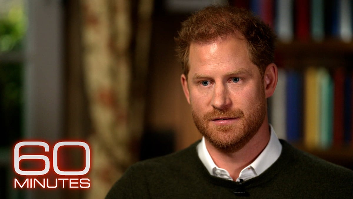 Prince Harry, who a body language and behavior expert thinks may have used one word by mistake, sits down with Anderson Cooper for '60 Minutes' interview