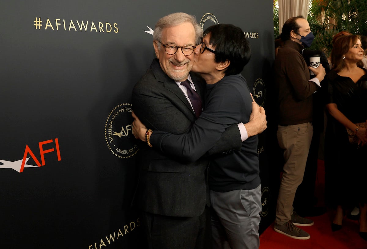 Indiana Jones' Steven Spielberg and Ke Huy Quan attend the AFI Awards Luncheon in 2023