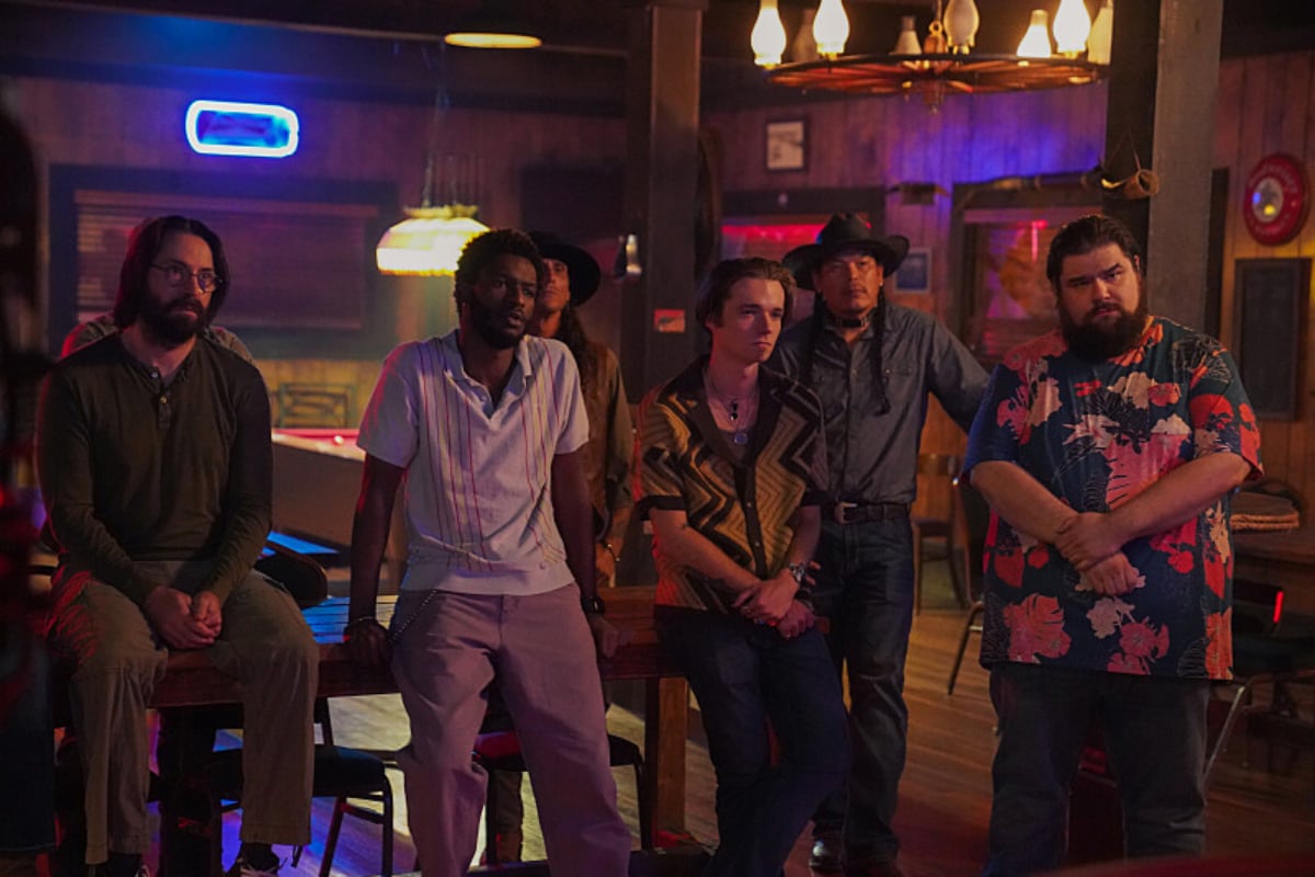 In Tulsa King Episode 9, Dwight's crew stands in Mitch's bar.