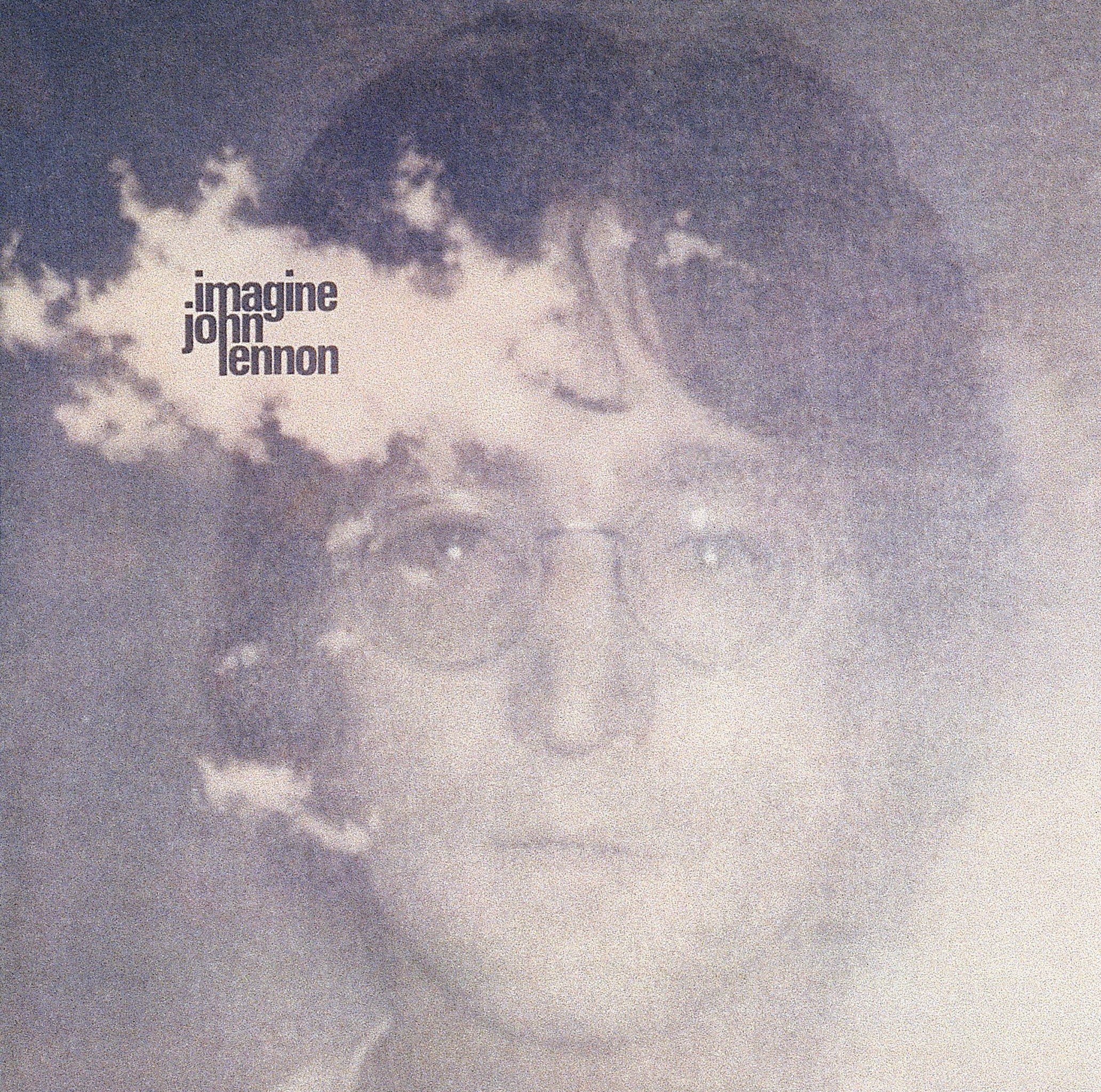 The cover of John Lennon's 'Imagine,' which features a photo of the singer