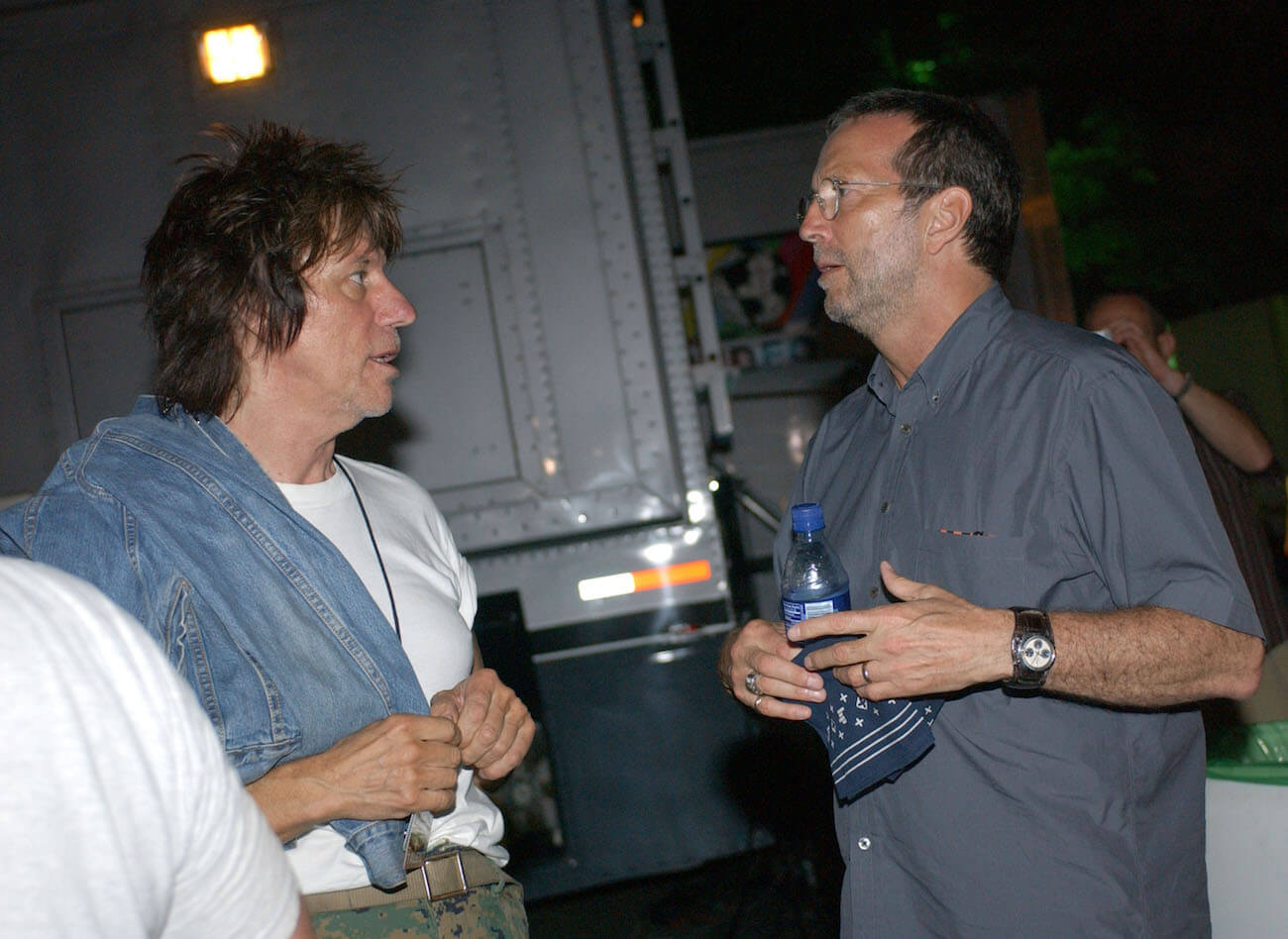 Eric Clapton and Jeff Beck at Crossroads Festival.