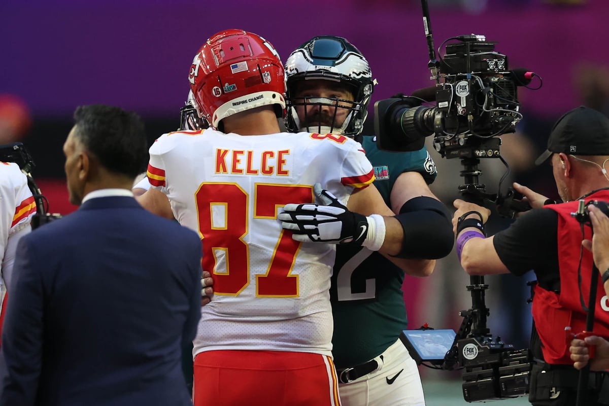 Jason and Travis Kelce: an epic family affair at the heart of the Super  Bowl, Super Bowl LVII