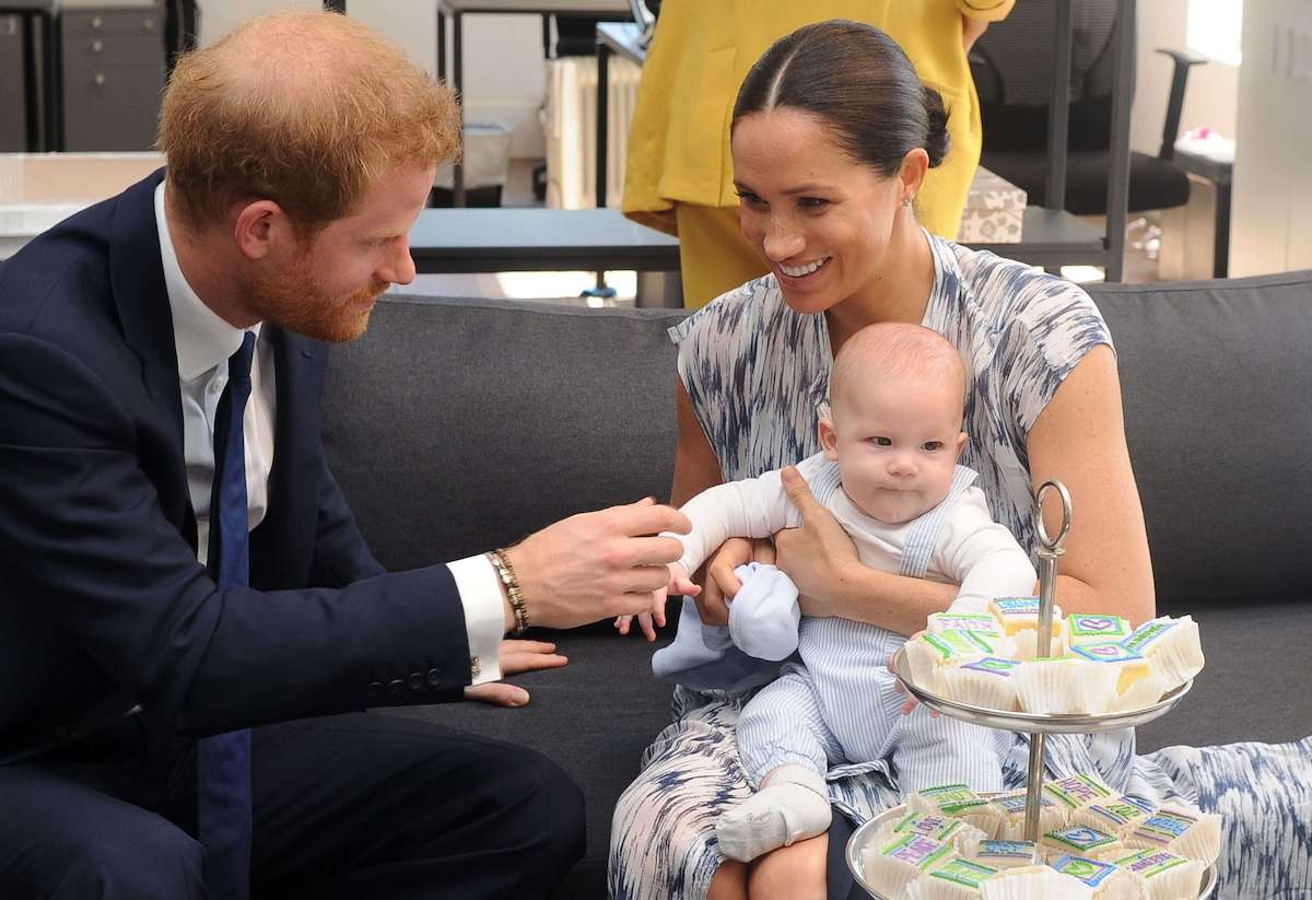 Prince Harry, Meghan Markle, and Archie Harrison Mountbatten-Windsor