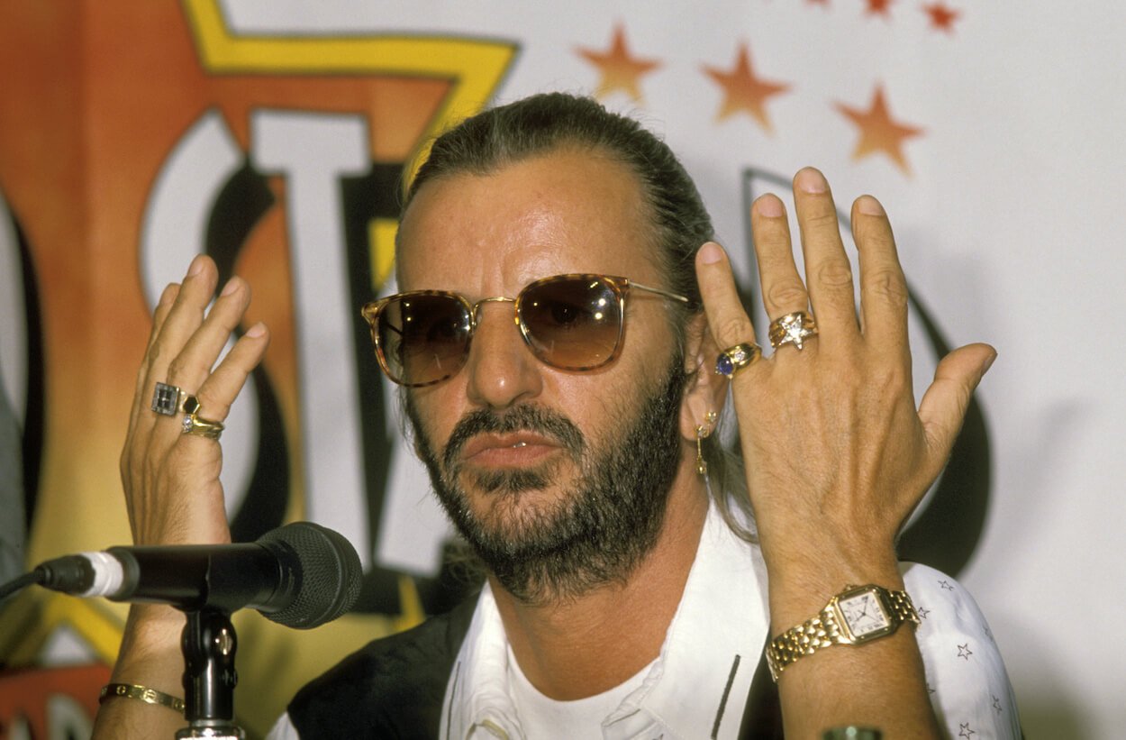 Ringo Starr announces his Concert for All Generations at a 1989 press conference in California.