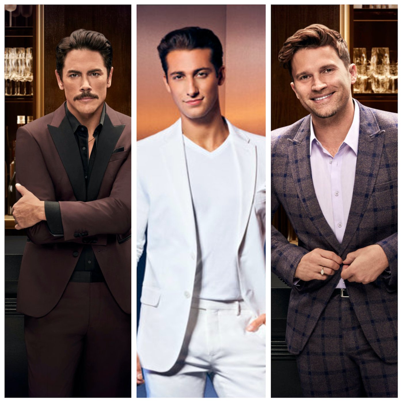 Tom Sandoval and Tom Schwartz 'Vanderpump Rules' cast photo. Joe Bradley 'Southern Hospitality' cast photo