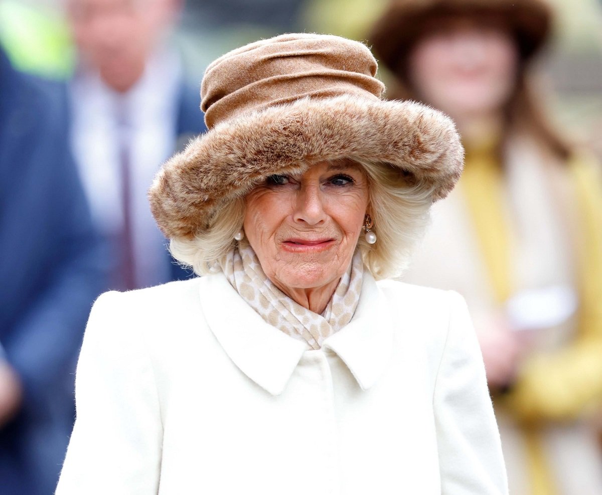 Camilla Parker Bowles visiting Colchester Castle