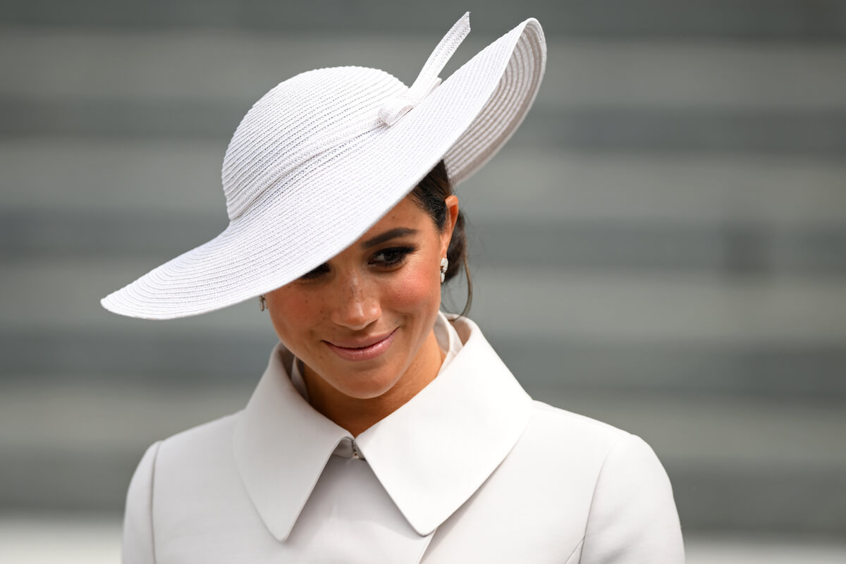 Meghan Markle Wore a Thing: Custom Louis Vuitton by Nicolas Ghesquière  Edition - Fashionista