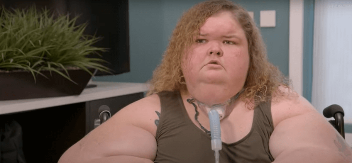 '1000-lb Sisters' star Tammy Slaton with a trach tube