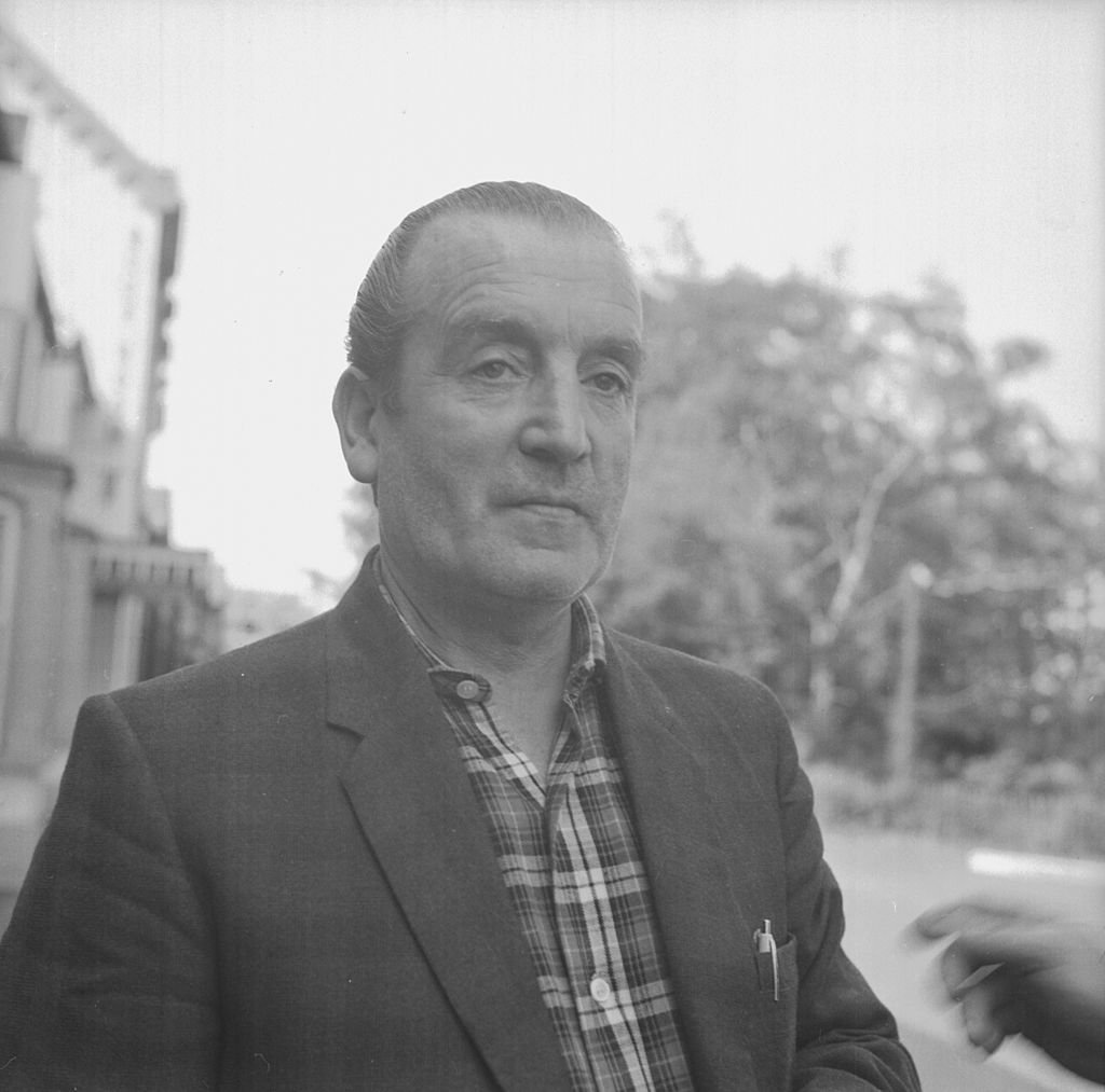 Fred Lennon, John Lennon's father, in black and white.