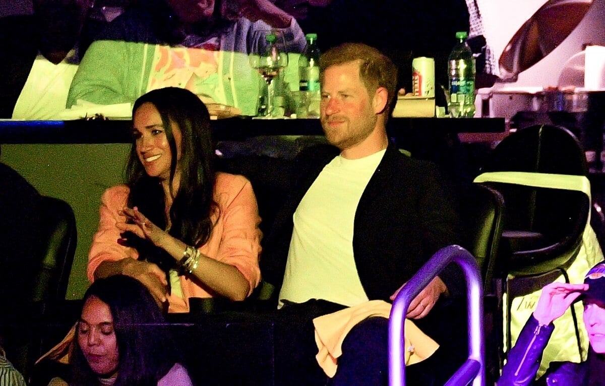 Prince Harry and Meghan Markle attend a basketball game between the Los Angeles Lakers and the Memphis Grizzlies