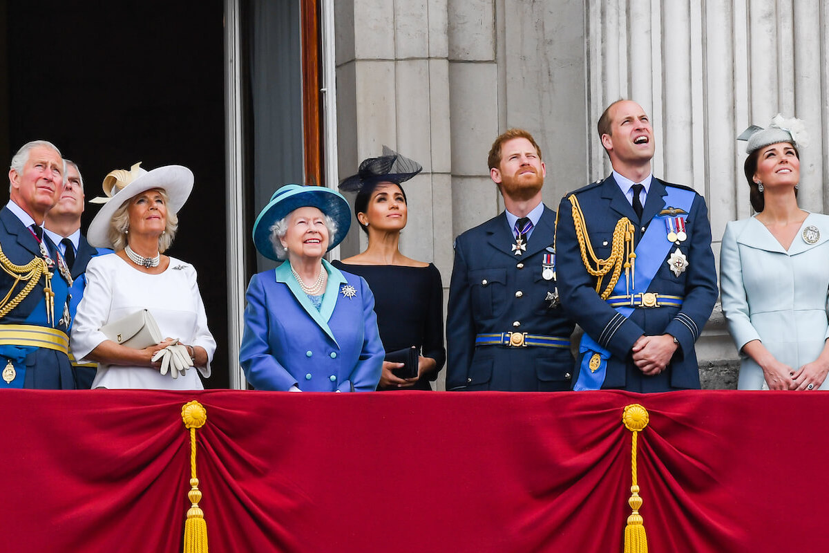 Prince Harry, who called the royal family Court Circular a 'joke' in 'Spare,' stands with other royals