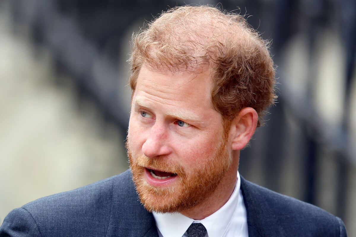 Prince Harry, who called the royal family court circular a 'joke' in 'Spare,' looks on