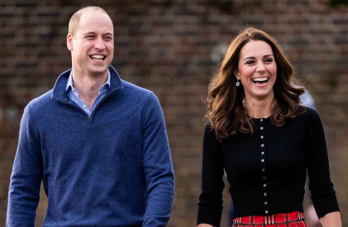 Prince William Kate Middleton laughing