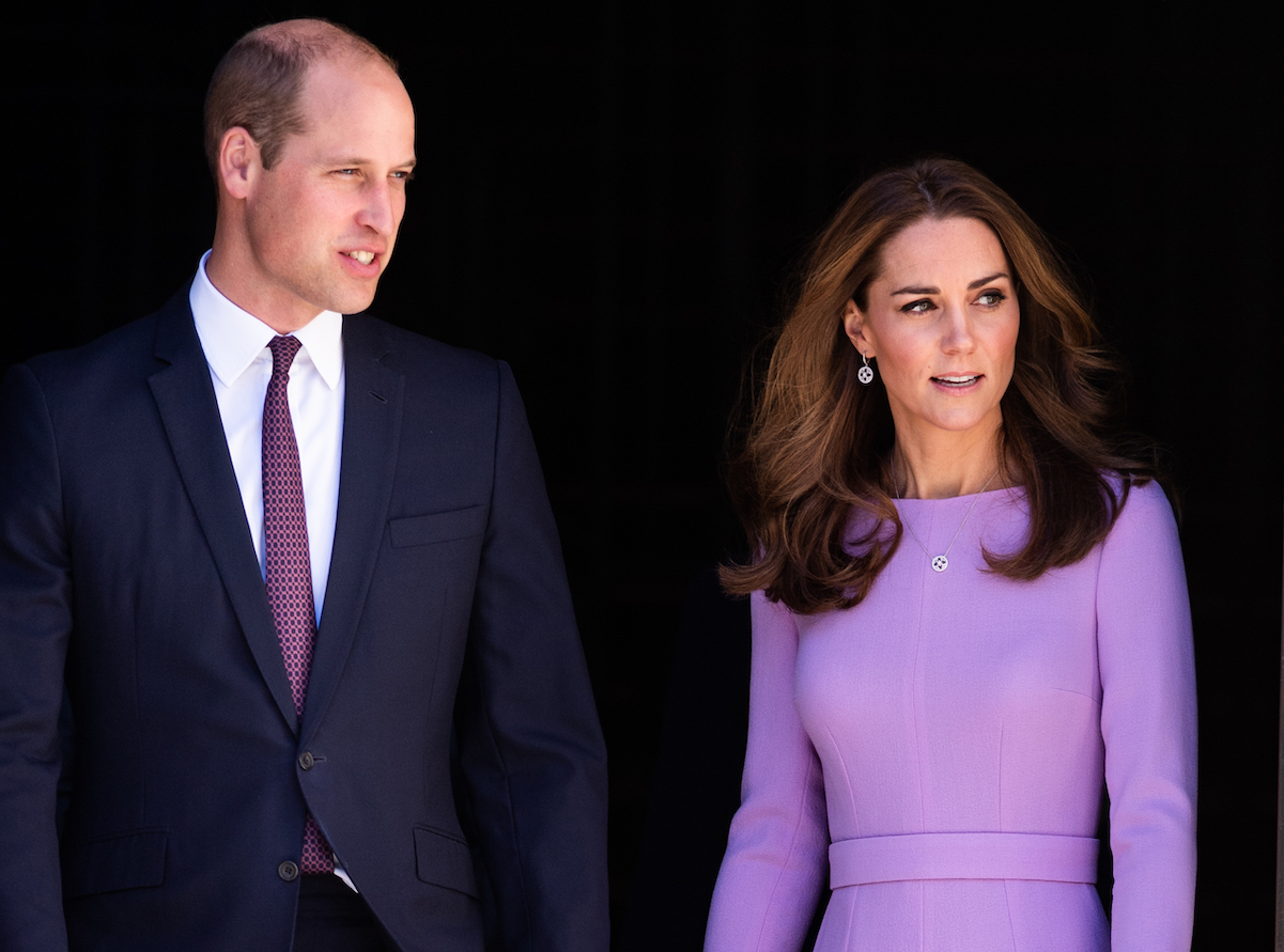 Prince William with his wife, Kate Middleton