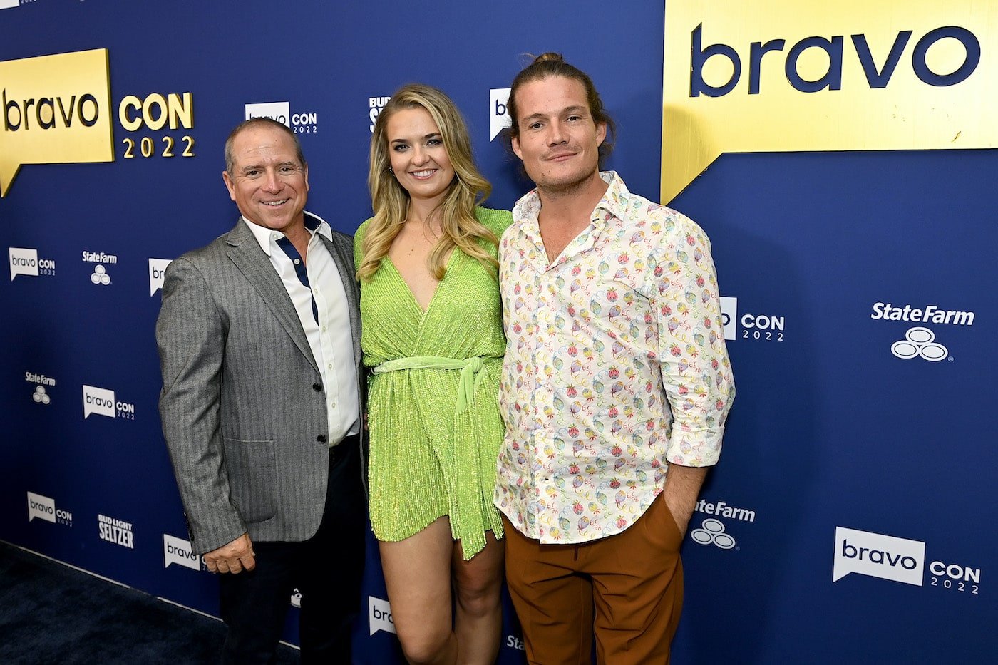 Captain Glenn Shephard, Daisy Kelliher, Gary King from 'Below Deck Sailing Yacht' at BravoCon