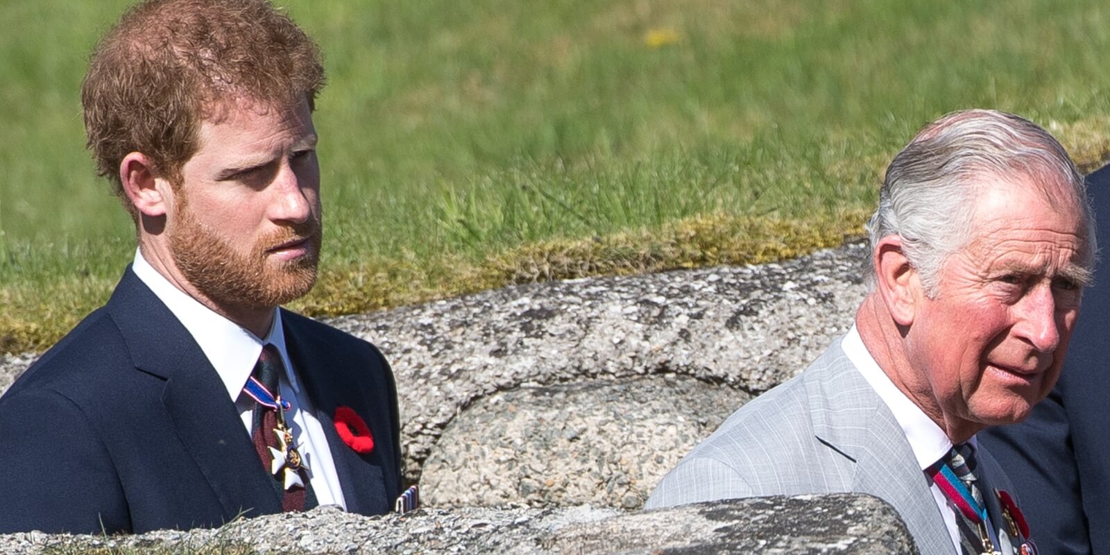 Prince Harry and King Charles photographed together in 2017 in Lille, France.