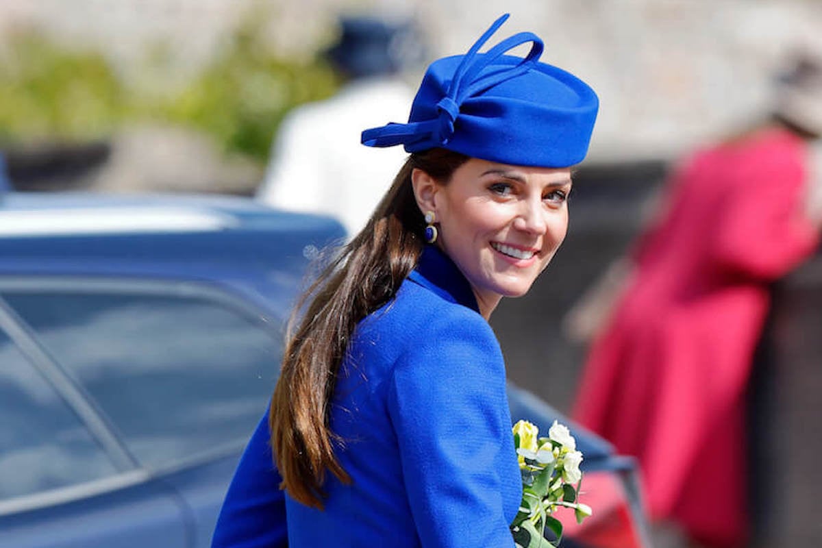 Kate Middleton, whose coronation headpiece may avoid 'awkard' moment at coronation, looks on