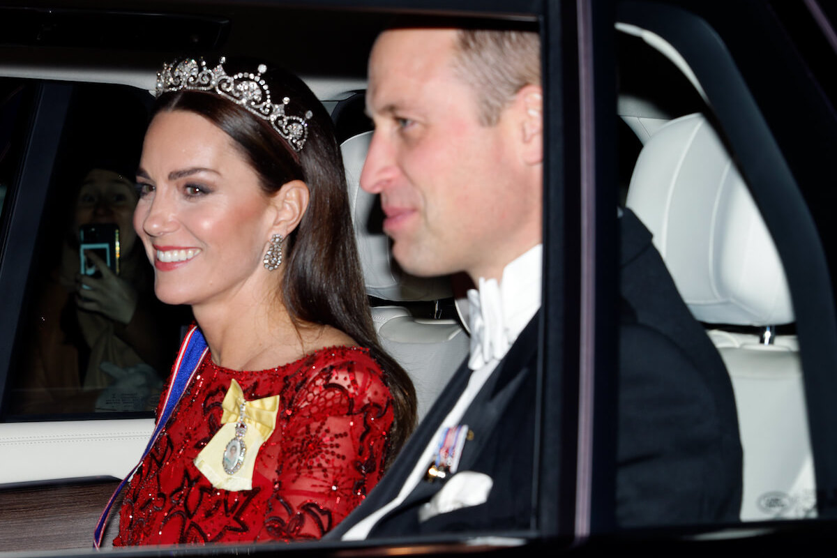 Kate Middleton, whose coronation headpiece may avoid 'awkward' moment, with Prince William