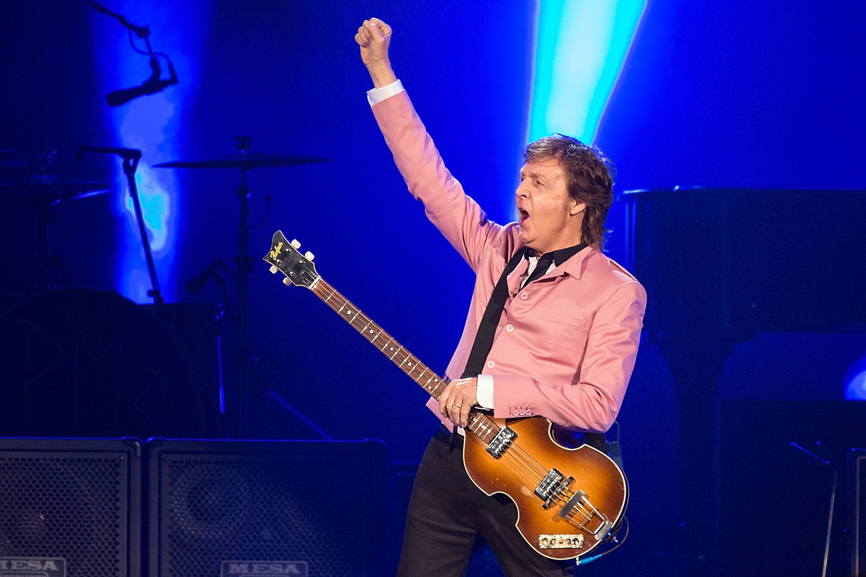 Paul McCartney performs  at The Frank Erwin Center in Austin, Texas