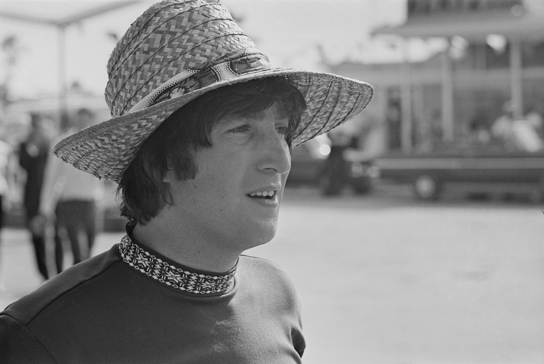 John Lennon and The Beatles film Help! in the Bahamas