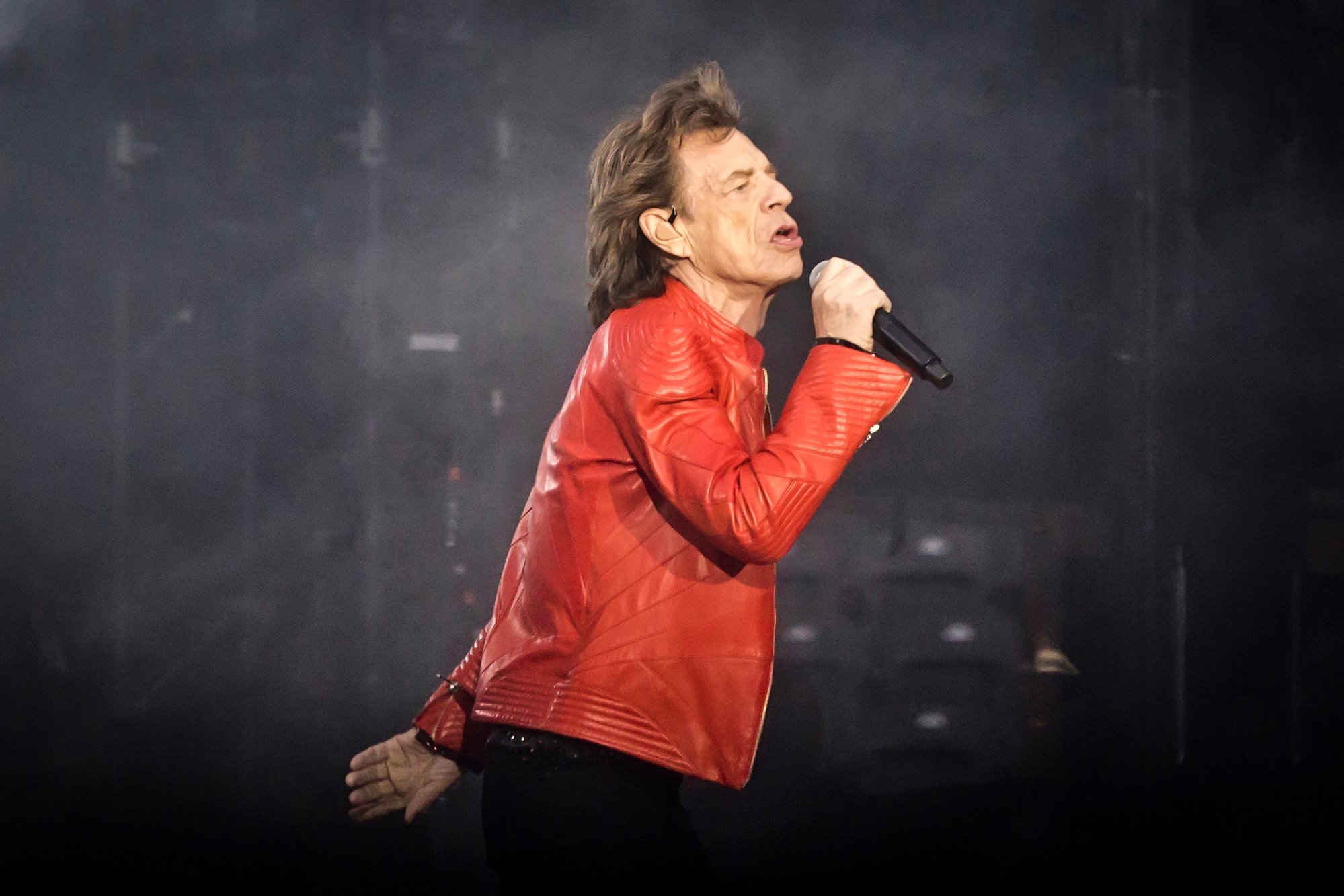 Mick Jagger performs with The Rolling Stones in Berlin, Germany