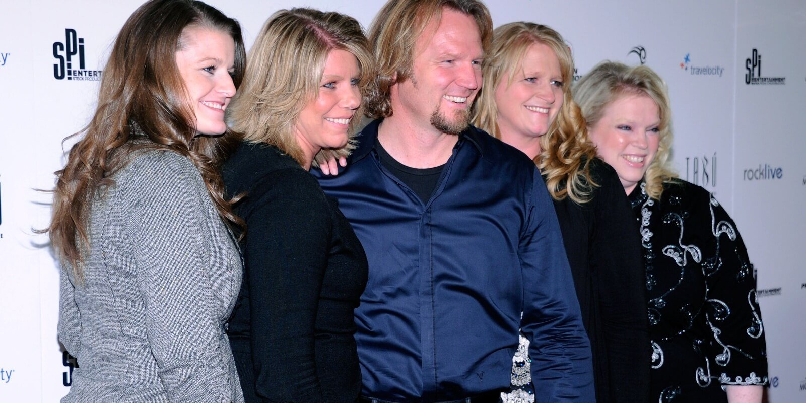 The cast of TLC's 'Sister Wives' photographed in 2012.